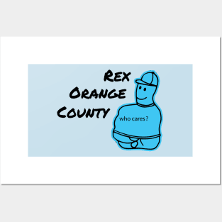 rex orange county blue Posters and Art